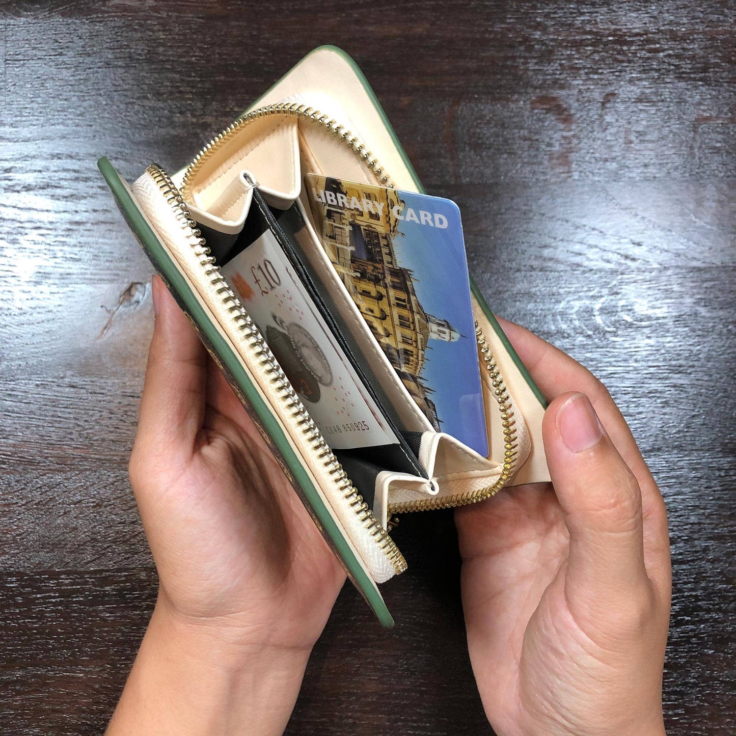 Frankenstein Zip Around Wallet