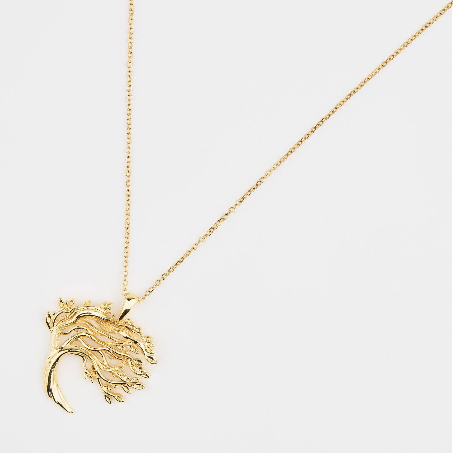 Wuthering Heights Windswept Tree Pendant Necklace