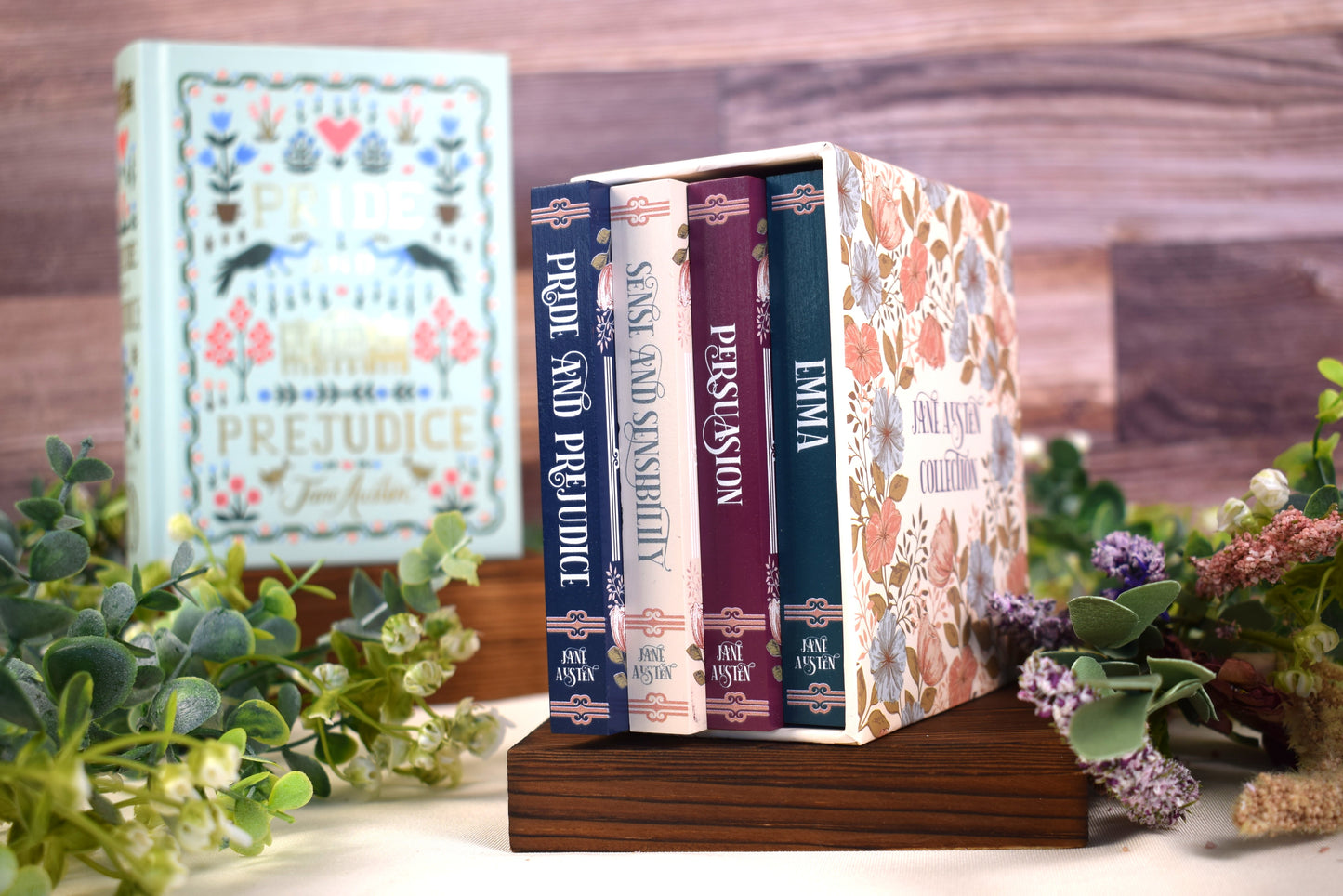 Jane Austen Book Coaster Set