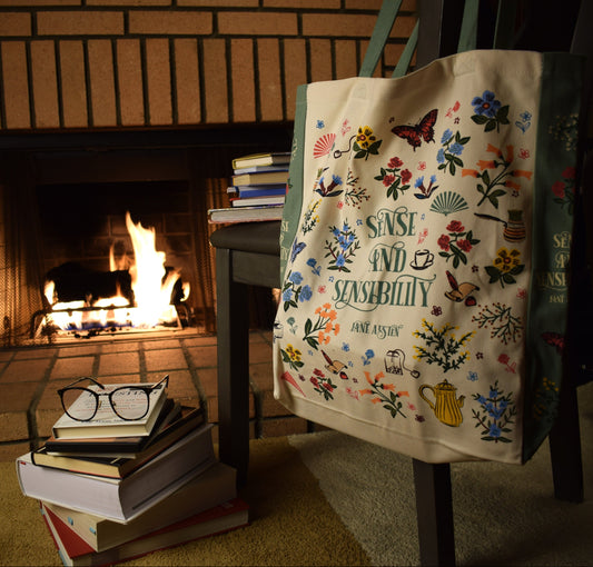 Sense and Sensibility Canvas Tote