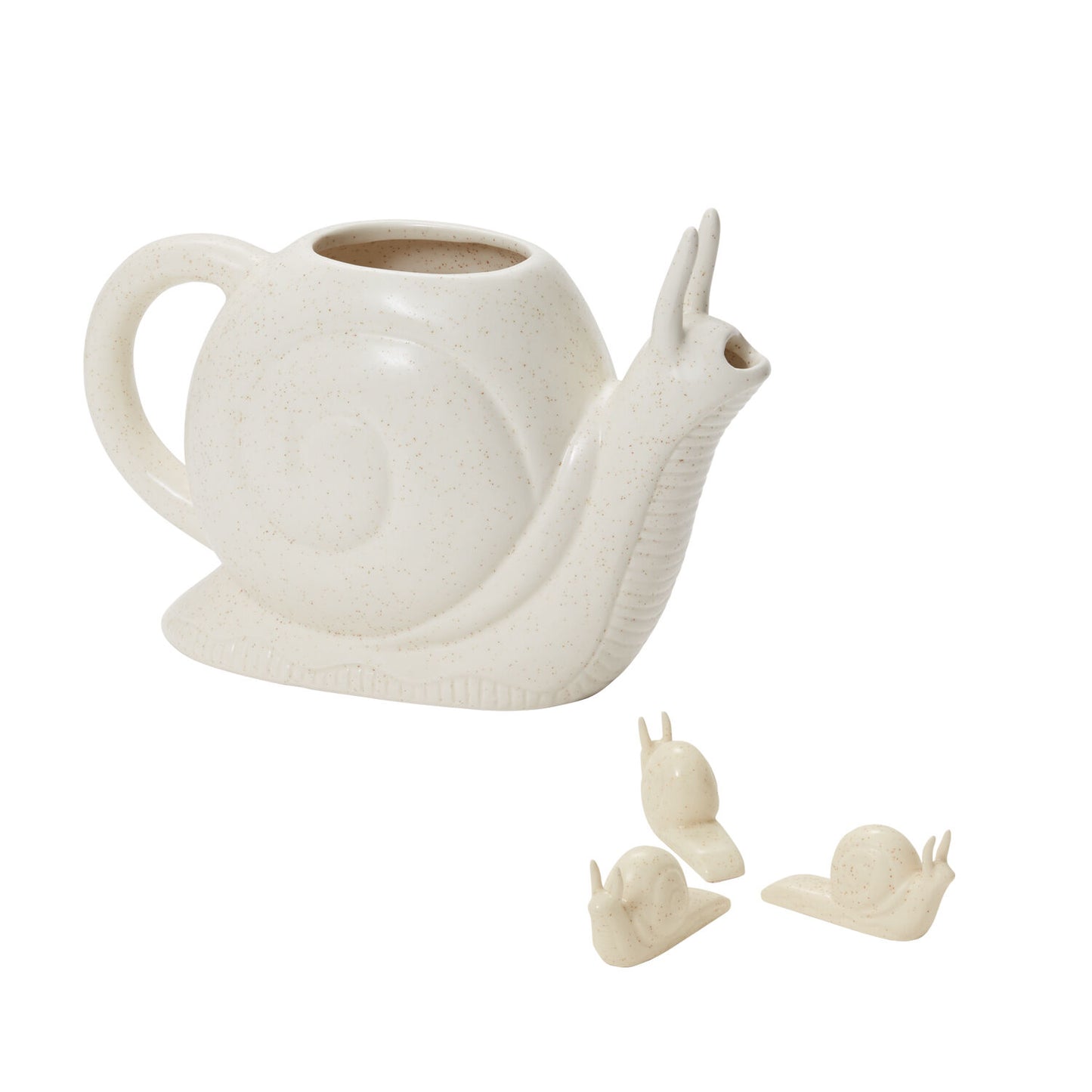 Slowpoke Snail Ceramic Pot Feet - White (Set of 3)