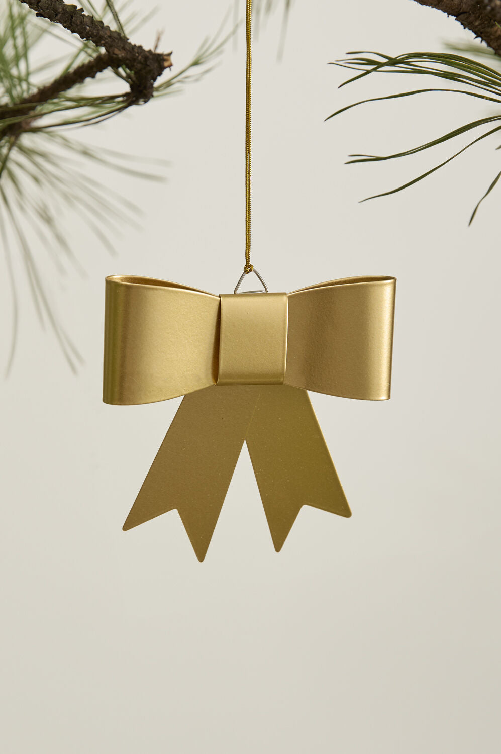 Perfect Bow Metal Ornaments - Gold (Set of 6)