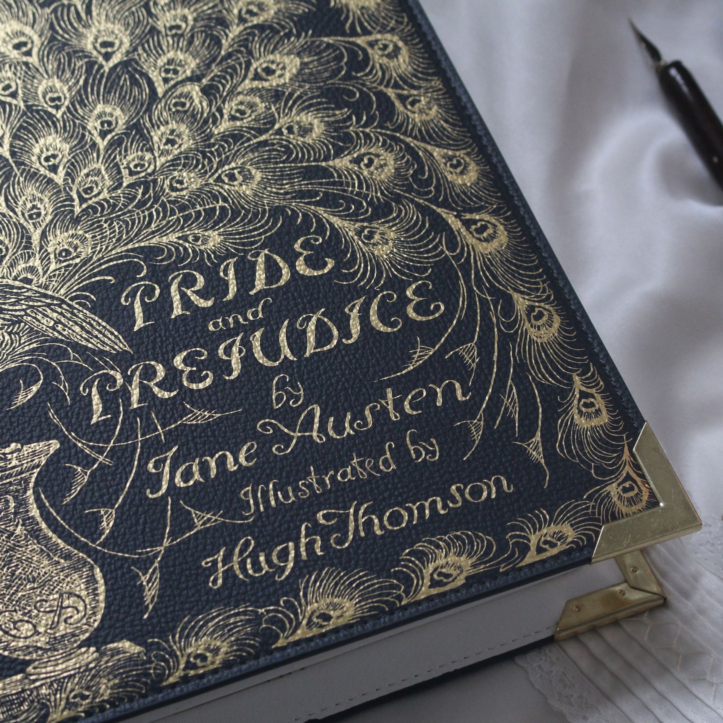 Pride and Prejudice Compact Crossbody Handbag — Gold Foil Edition