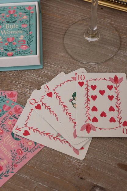 Little Women Playing Cards