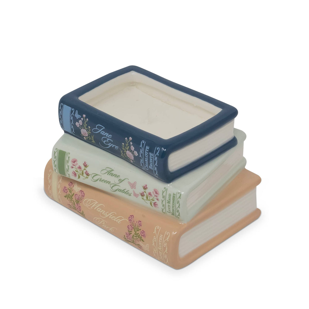 Book Stack Candle — Ladies of Literature