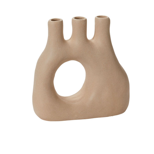 Matis Triple Bud Vase - Off White Sculptural Design