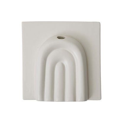 Mara Arched Ceramic Wall Planter - White