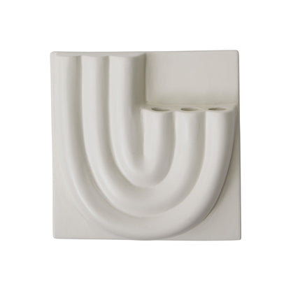 Mara Arched Ceramic Wall Planter - White