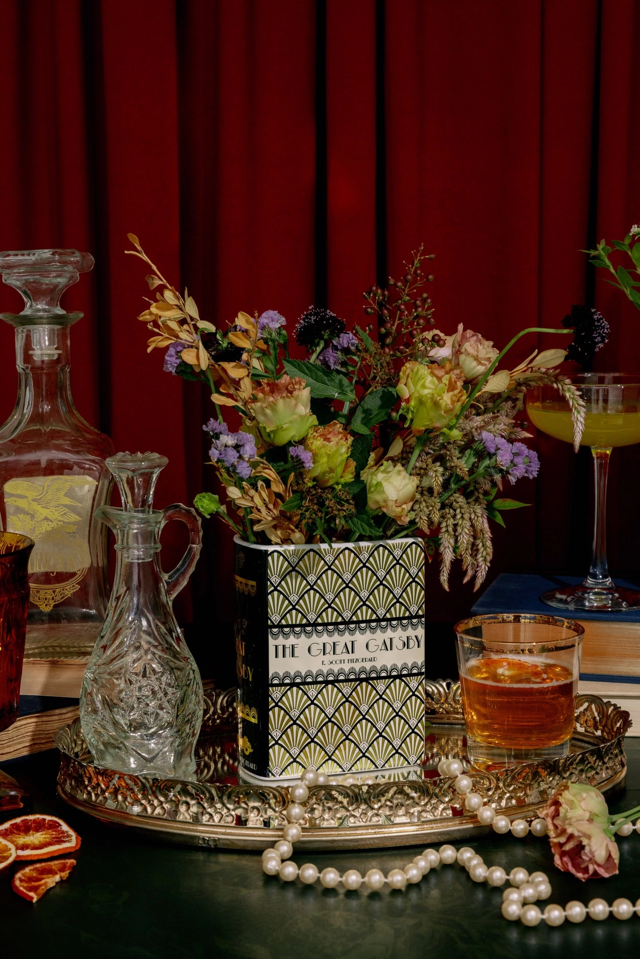 Small Book Vase — The Great Gatsby