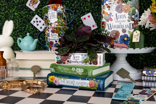Stacked Books Planter - The Garden Edition