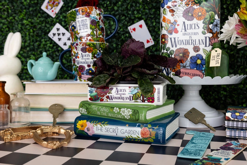 Stacked Books Planter - The Garden Edition
