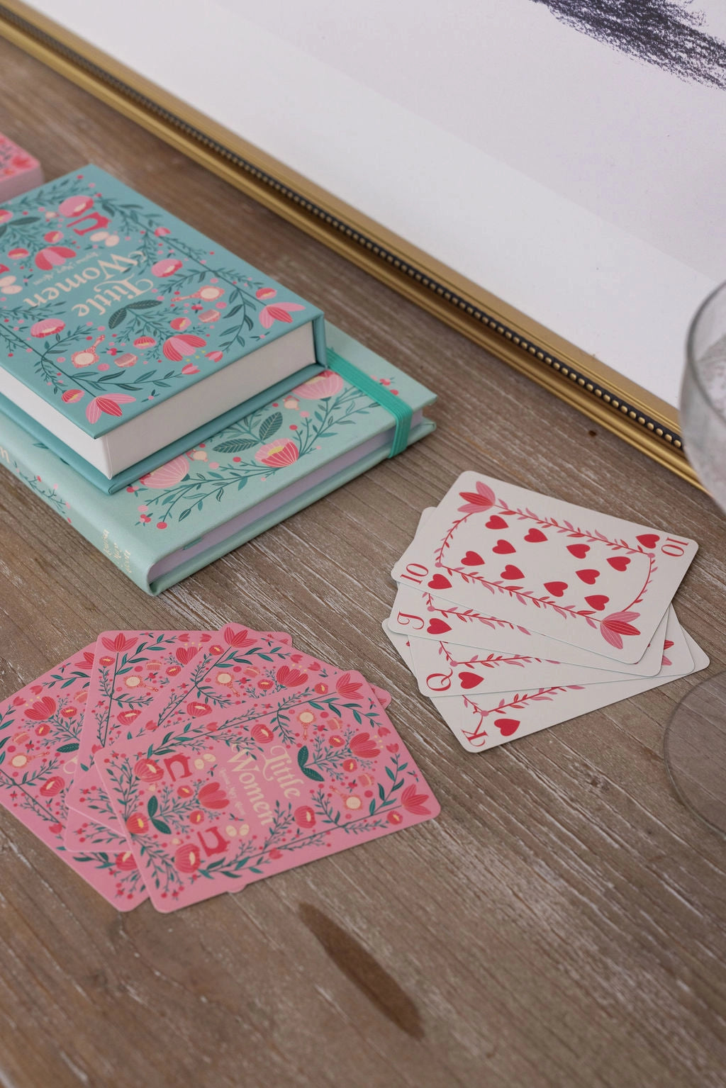 Little Women Playing Cards