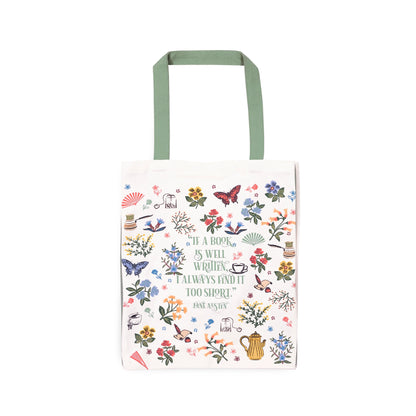 Sense and Sensibility Canvas Tote