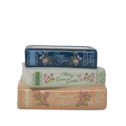 Book Stack Candle — Ladies of Literature
