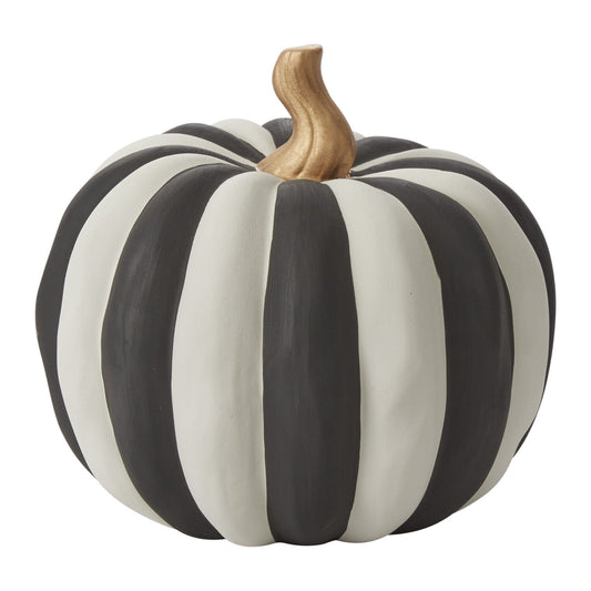 Otho Ceramic Pumpkin - Black & White Matte Finish (Short)