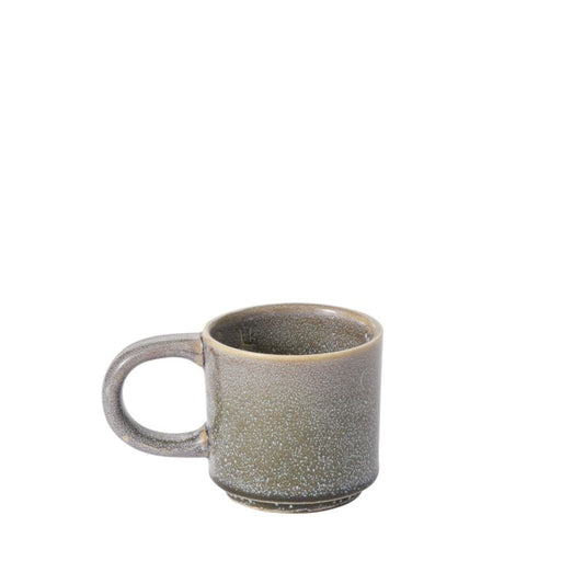 Starling Speckled Ceramic Mug Set - Grey Olive (Set of 4)