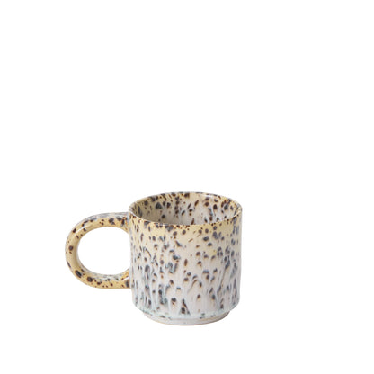 Starling Speckled Ceramic Mug Set - Tan (Set of 4)