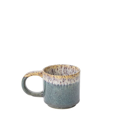 Starling Speckled Ceramic Mug Set - Black (Set of 4)