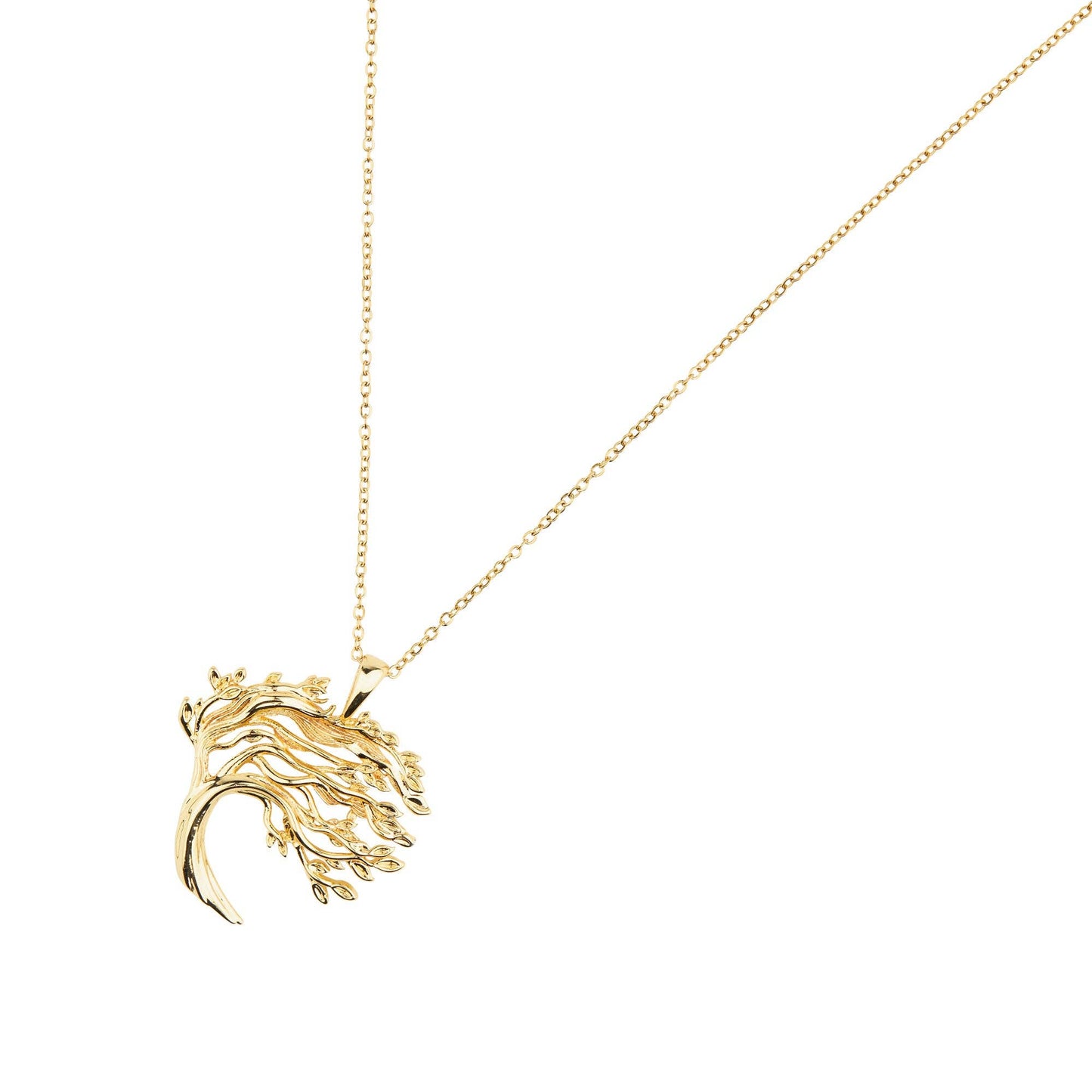 Wuthering Heights Windswept Tree Pendant Necklace
