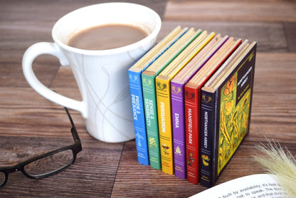 The Complete Jane Austen Book Coaster Set