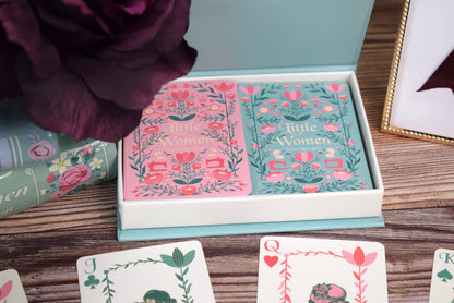 Little Women Playing Cards