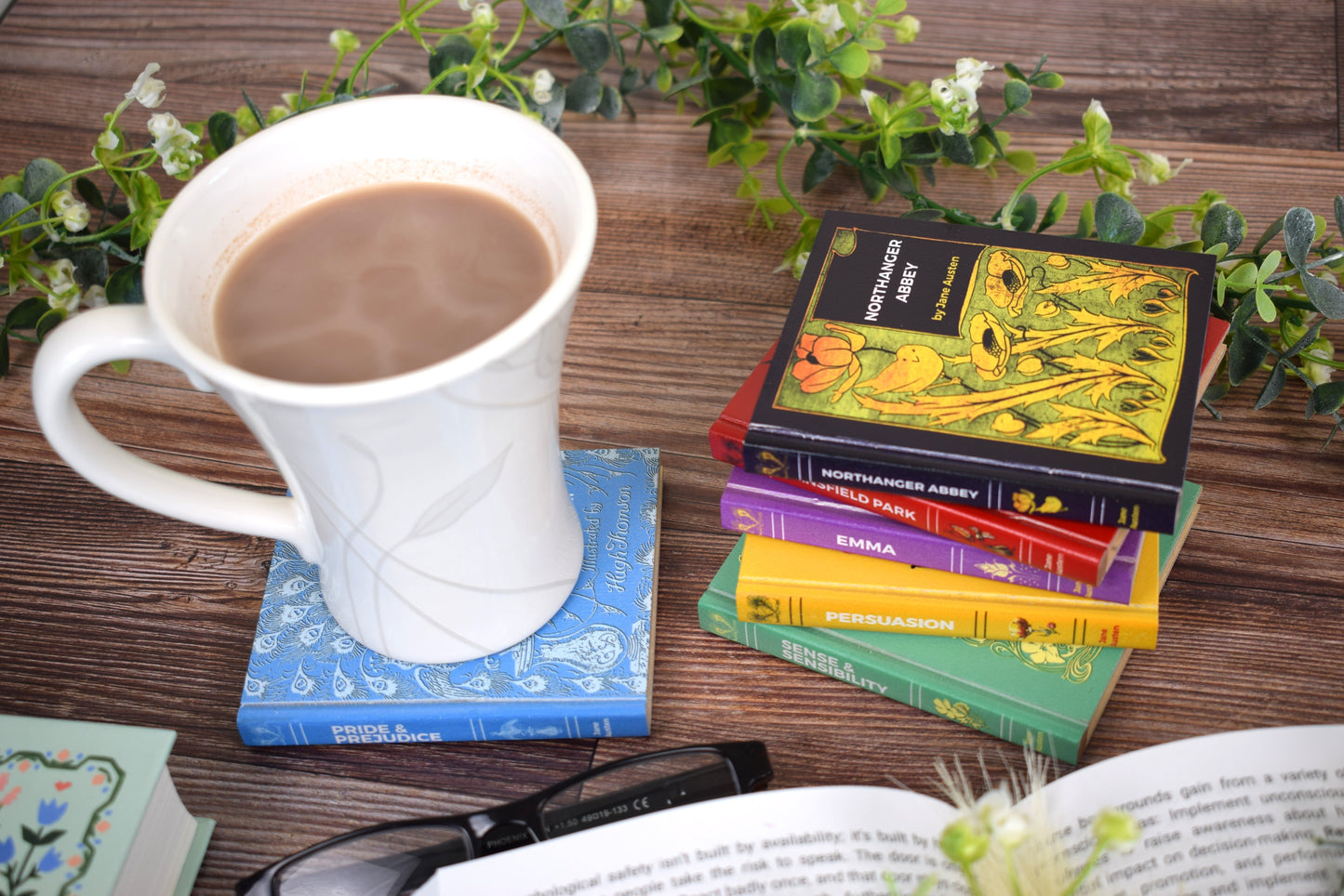 The Complete Jane Austen Book Coaster Set