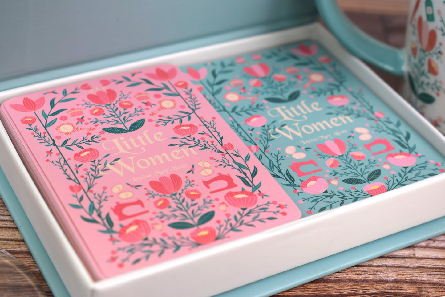 Little Women Playing Cards