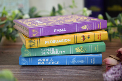 Jane Austen Book Coaster Set of 4
