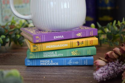 Jane Austen Book Coaster Set of 4