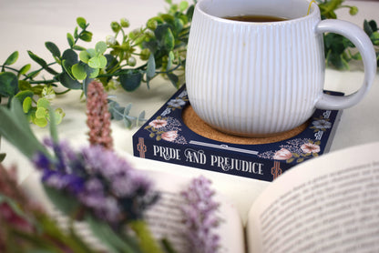 Jane Austen Book Coaster Set