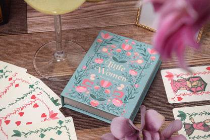 Little Women Playing Cards