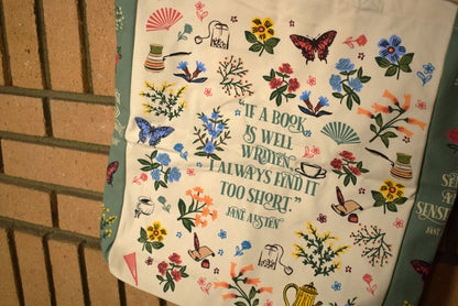 Sense and Sensibility Canvas Tote