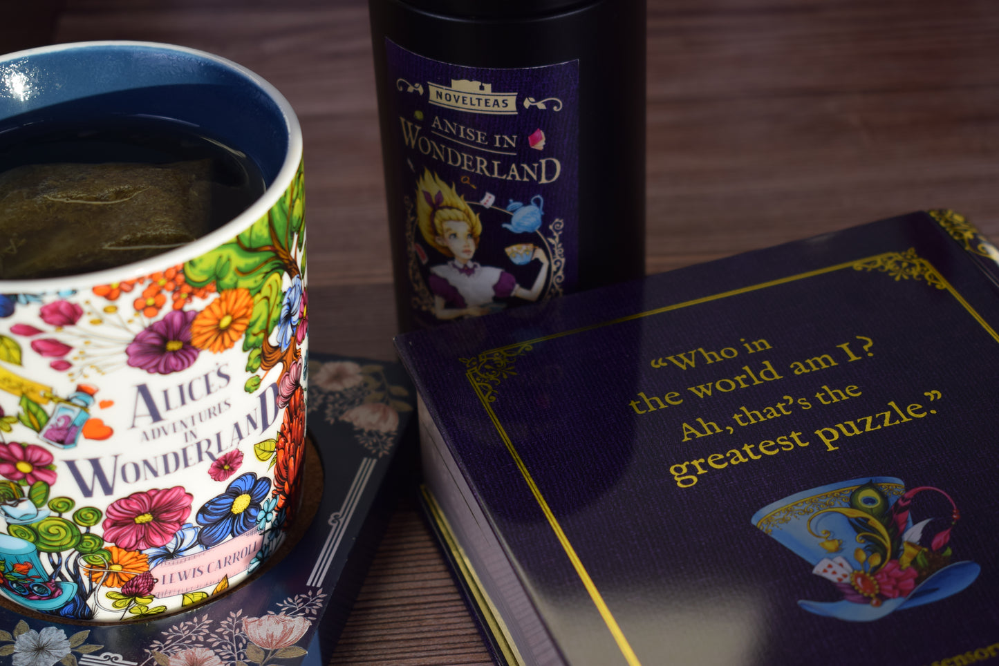 Anise in Wonderland Book Tea Tin