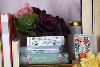 Stacked Books Planter — The Heroines Edition