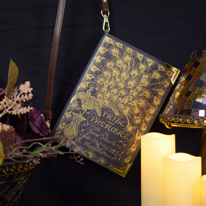 Pride and Prejudice Compact Crossbody Handbag — Gold Foil Edition