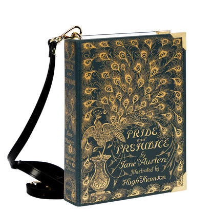 Pride and Prejudice Compact Crossbody Handbag — Gold Foil Edition