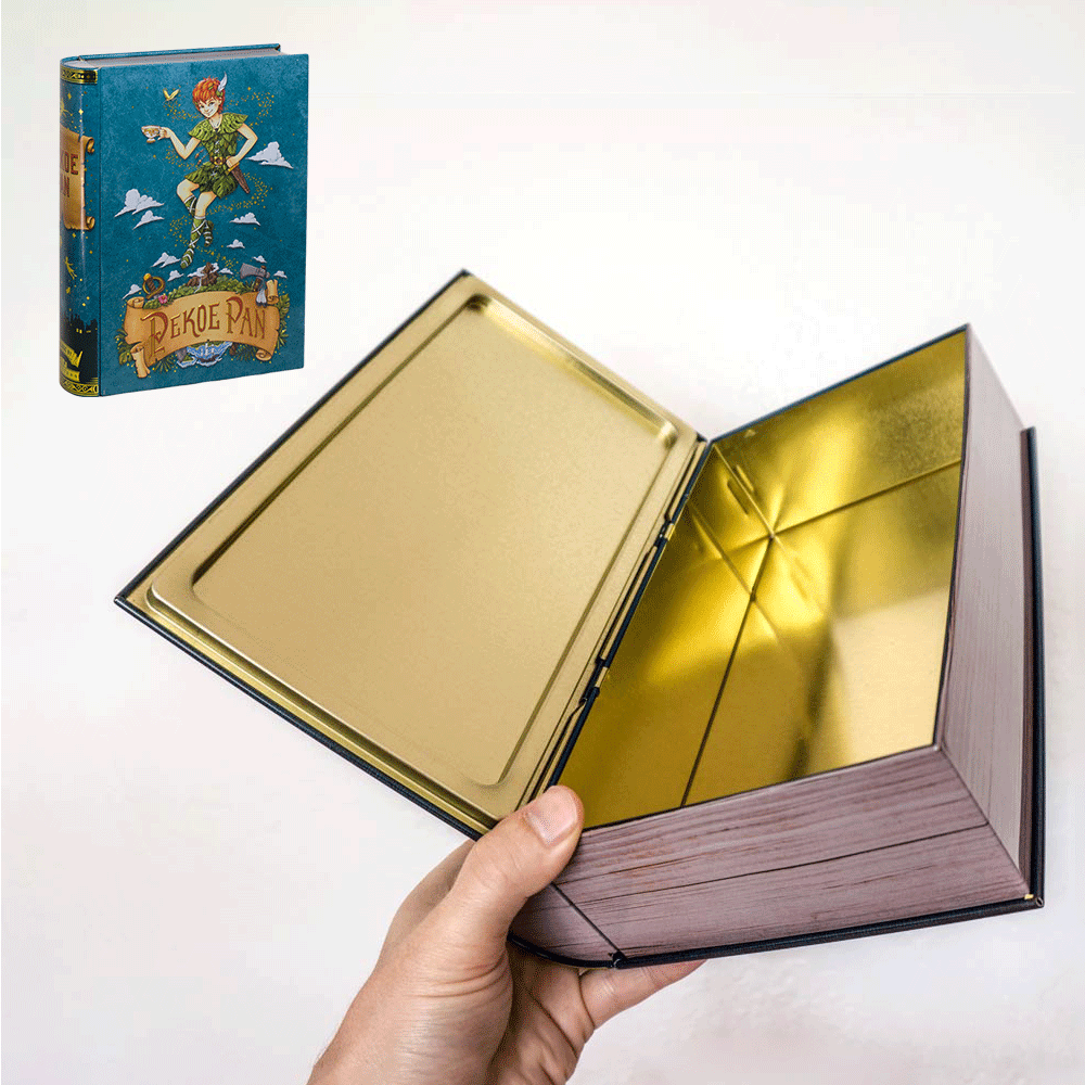 Pekoe Pan Book Tea Tin