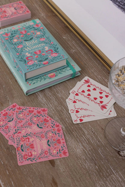 Little Women Playing Cards