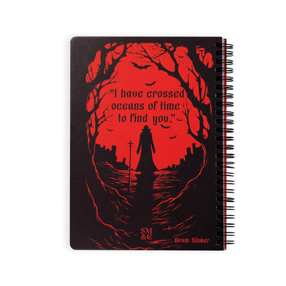 Dracula Spiral Notebook