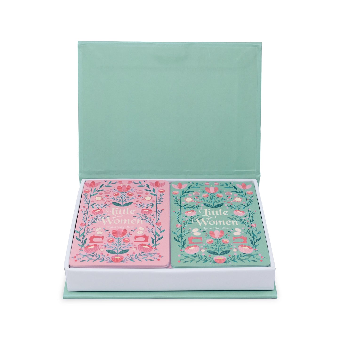 Little Women Playing Cards