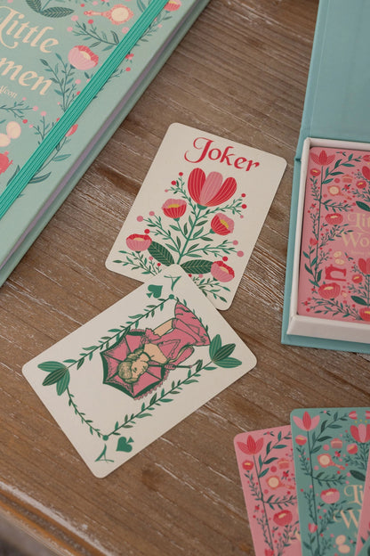 Little Women Playing Cards