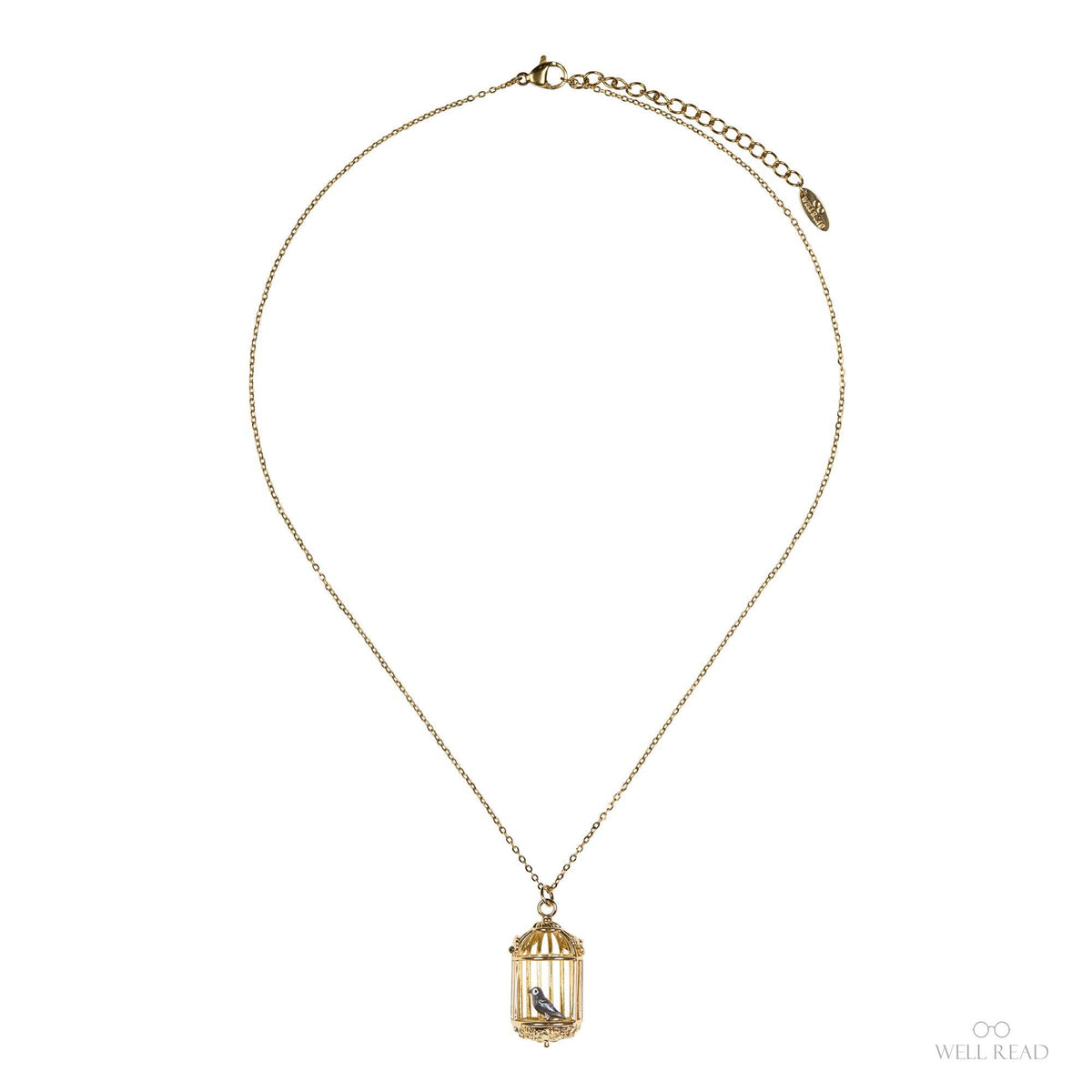 Jane Eyre Birdcage Pendant Necklace