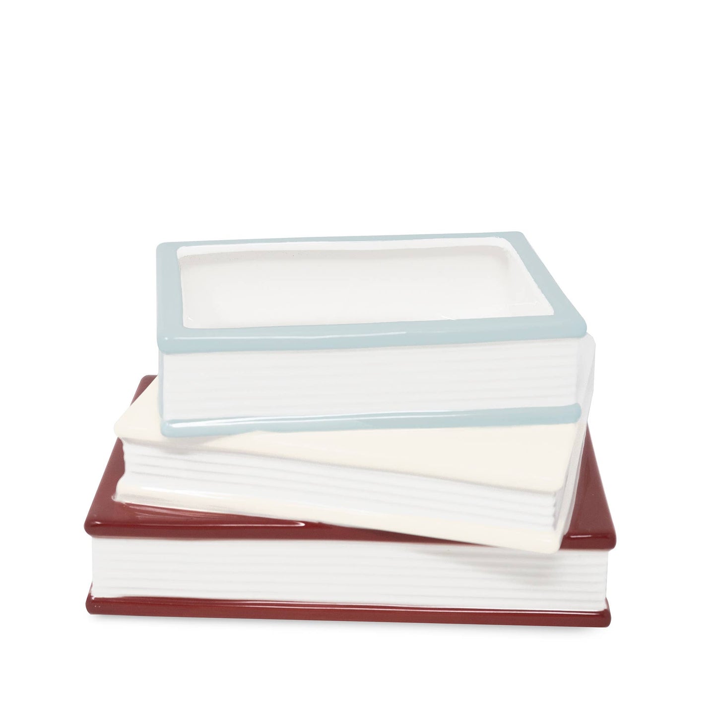 Stacked Books Planter — The Winter Edition