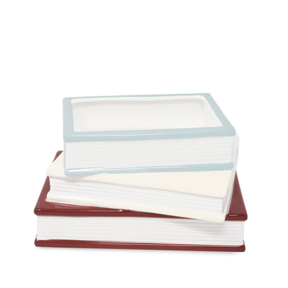 Stacked Books Planter — The Winter Edition