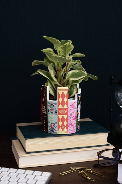 Classic Books Desk Pot