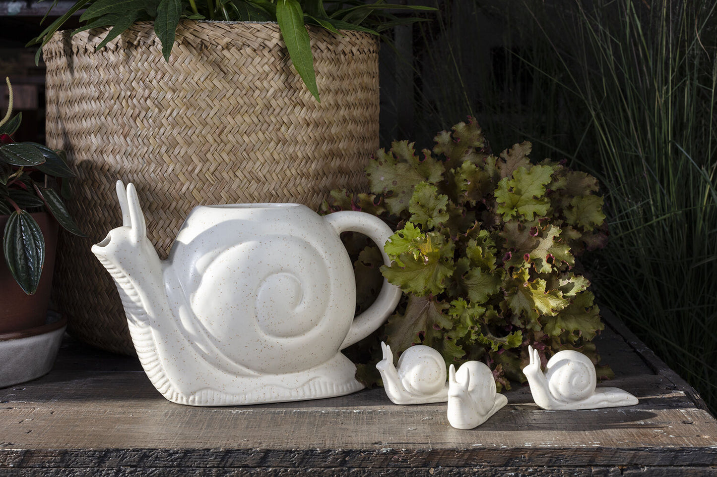 Slowpoke Snail Ceramic Watering Can
